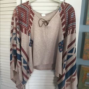 Western cropped shirt!